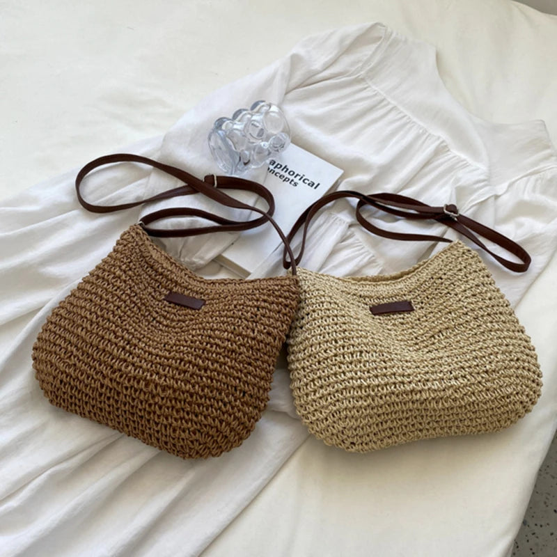 Straw Beach Bag