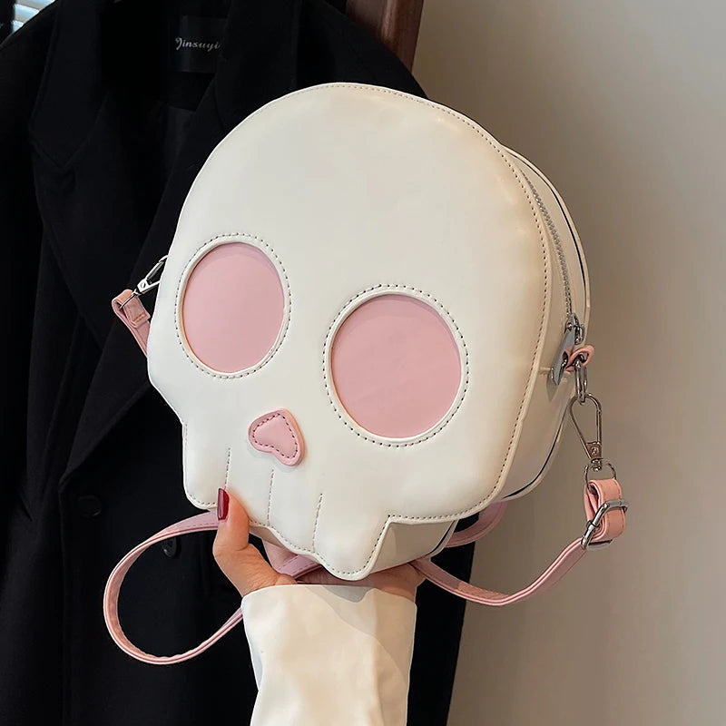 Skull style crossbody bag