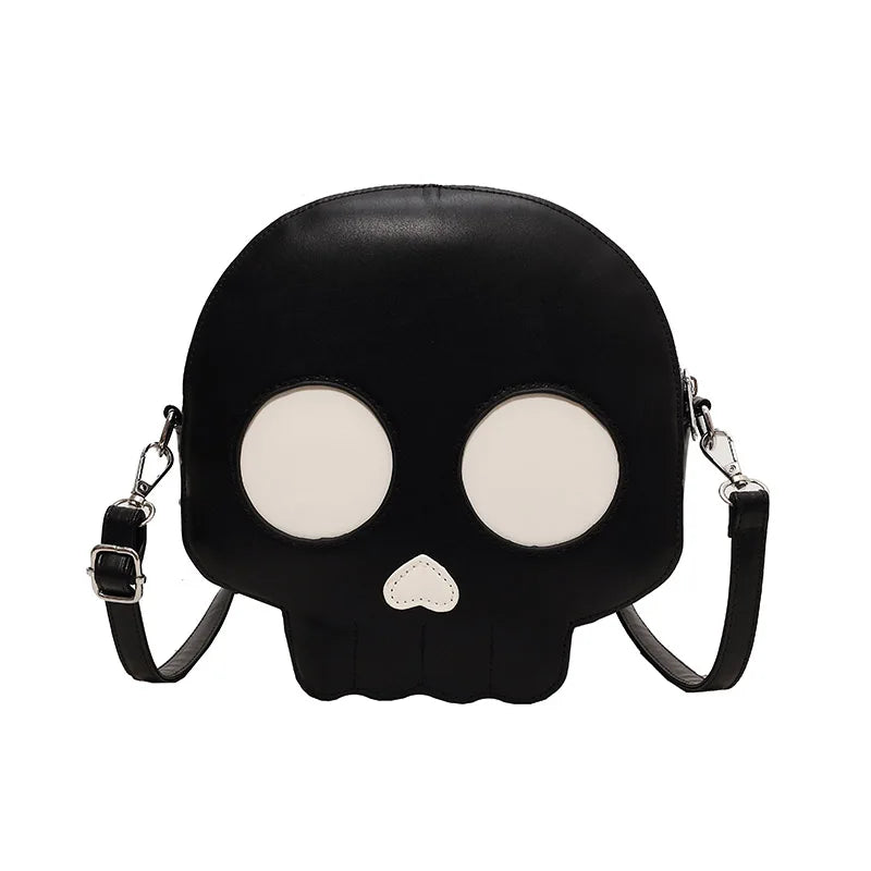 Skull style crossbody bag
