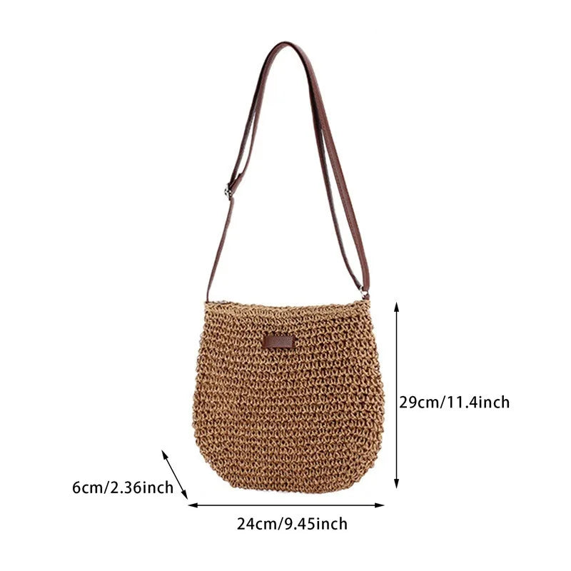 Straw Beach Bag