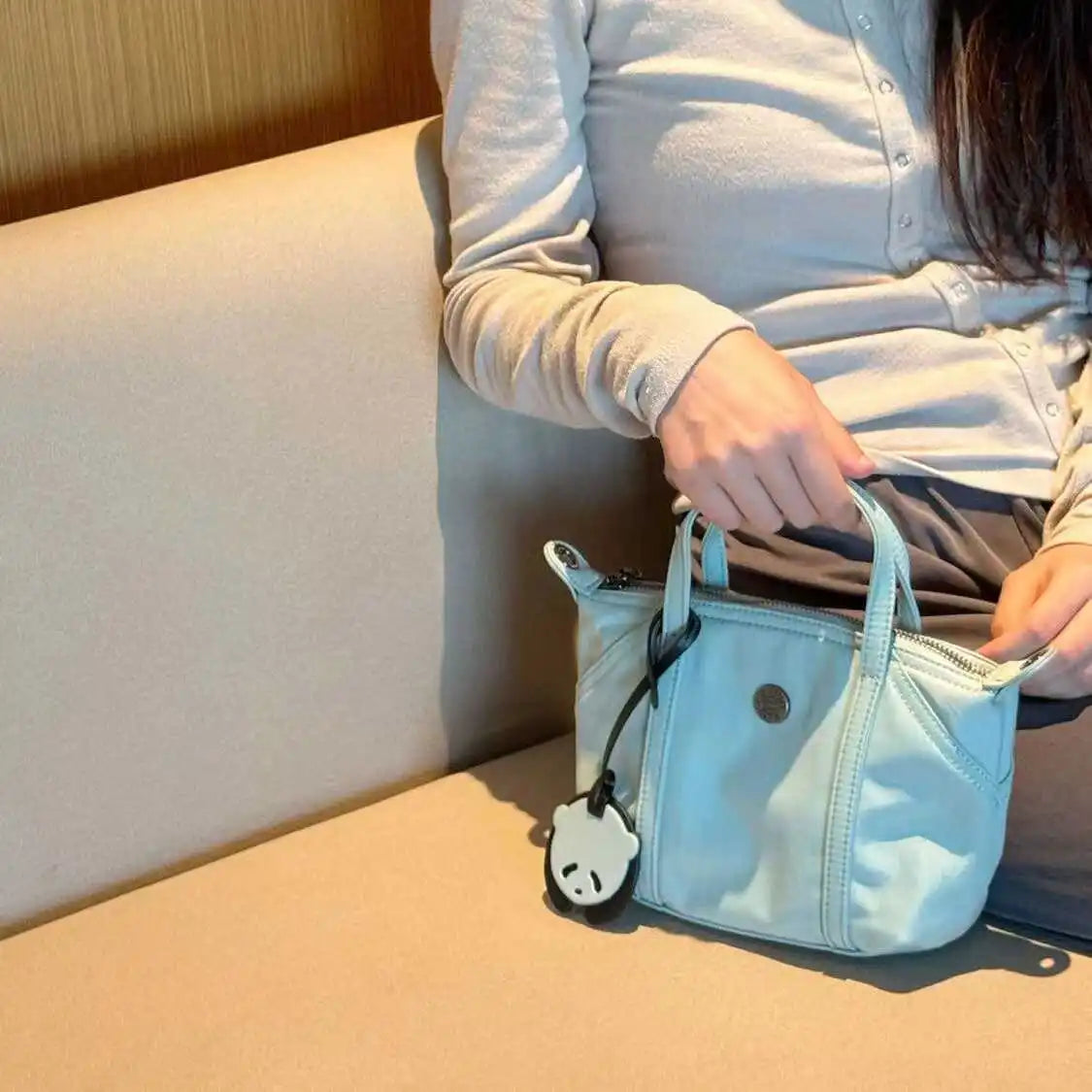 Neutral Crossbody Bag