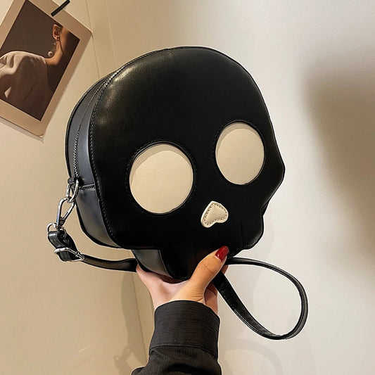Skull style crossbody bag
